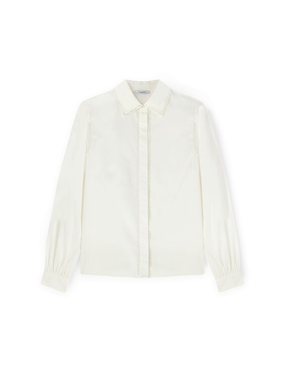 Motivi Motivi Camicia 5265Q000859N011 Bianco Regular Fit