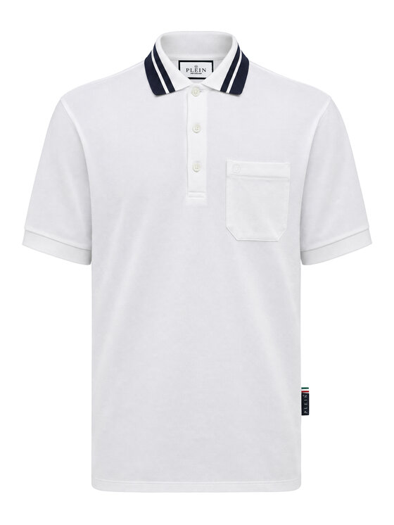 PHILIPP PLEIN PHILIPP PLEIN Polo 31303 Bianco Slim Fit