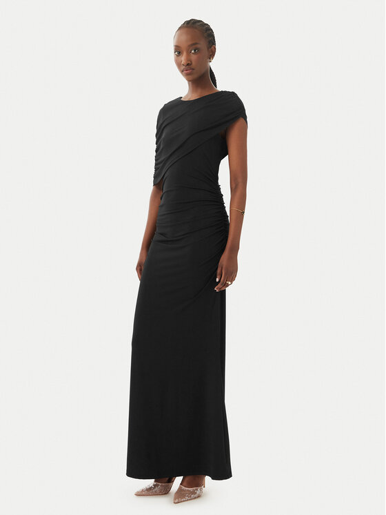 Vero Moda Rochie de seară Kassandra 10356465 Negru Regular Fit