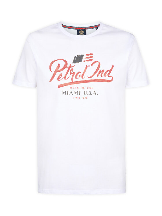 Petrol Industries Petrol Industries T-Shirt M-1050-TSR600 Bílá Regular Fit