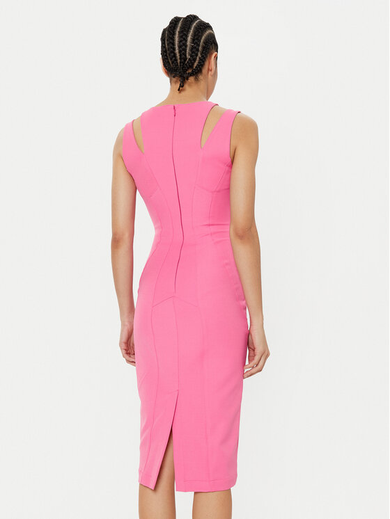 Versace Jeans Couture Versace Jeans Couture Sukienka koktajlowa 78HAO913 N0356 Różowy Regular Fit