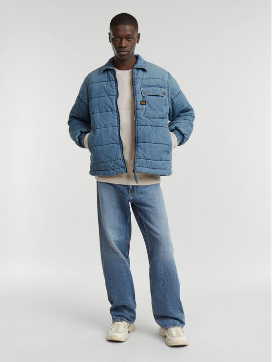 G-Star Raw G-Star Raw Jeansová bunda D25201-D777 Modrá Regular Fit