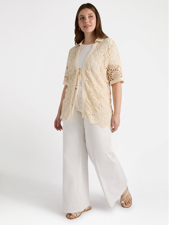 Fiorella Rubino Fiorella Rubino Camicia 5096L000153N002 Beige Regular Fit