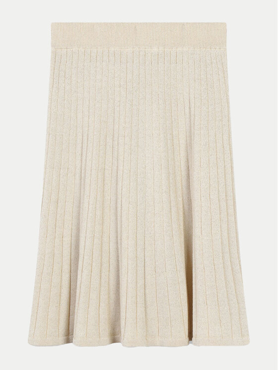 MICHAEL KORS KIDS MICHAEL KORS KIDS Spódnica plisowana R30194 M Złoty Regular Fit