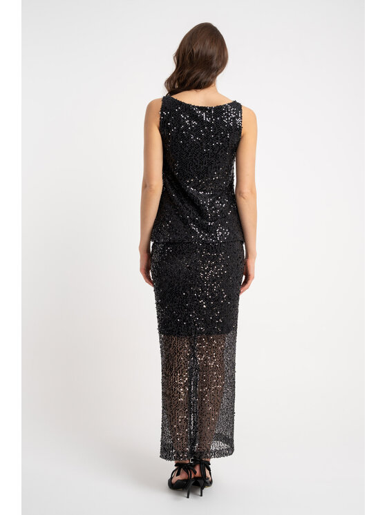 CLICK CLICK Μπλουζάκι 10-6964 Μαύρο Fitted Fit