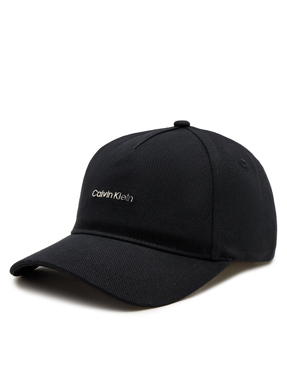 Șapcă Calvin Klein Lettering K60K612764 Negru