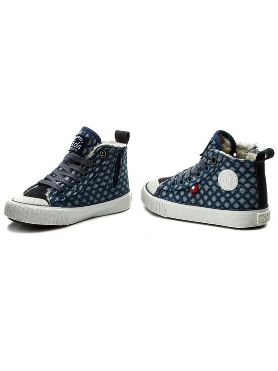 Big Star Shoes Big Star Shoes Auliniai batai Y374043 Tamsiai mėlyna