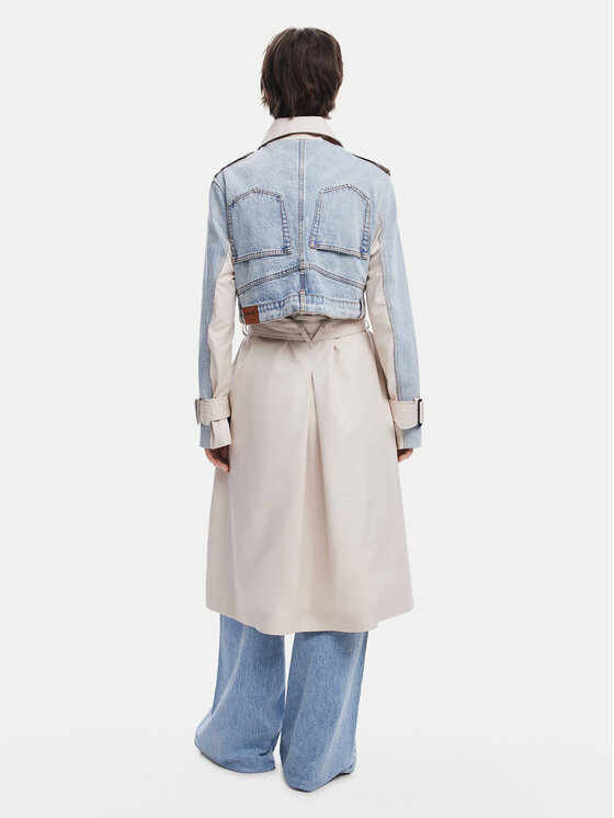Desigual Desigual Trench Memphis 25SWEW29 Bež Relaxed Fit