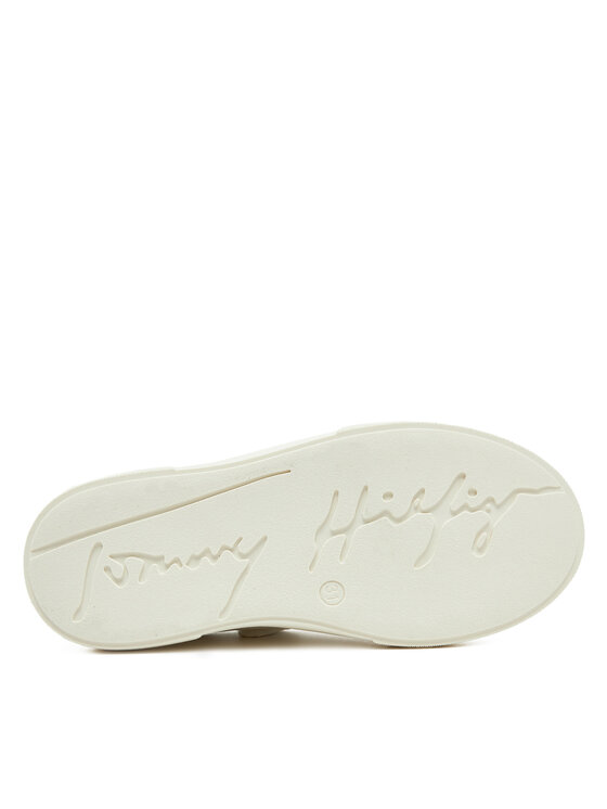 Tommy Hilfiger Tommy Hilfiger Sneakersy Low Cut Lace-Up Sneaker T3A9-33745-1439 M Biały