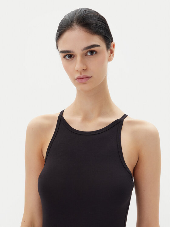 Pieces Pieces Vsakodnevna obleka Jane 17155478 Črna Slim Fit