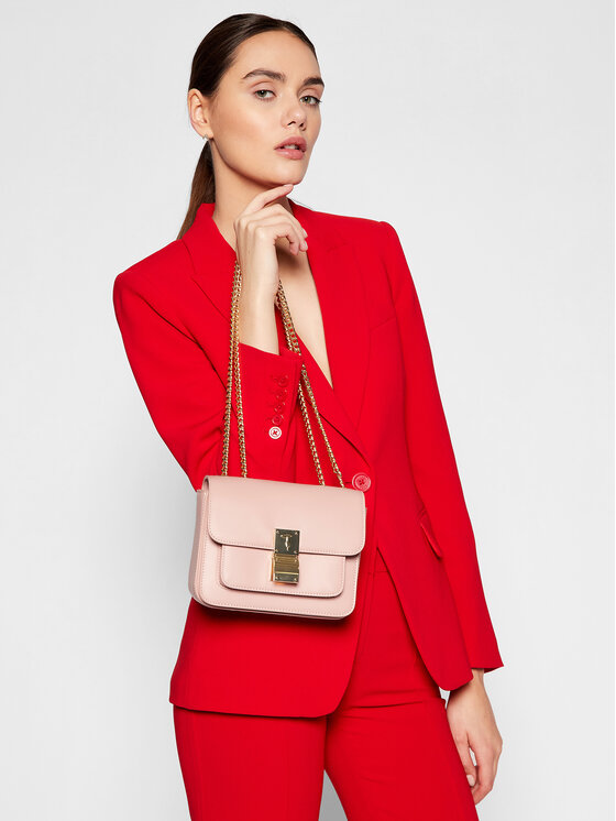 Trussardi Trussardi Сумка Lione Shoulder Chain Sm 75B00953 Рожевий