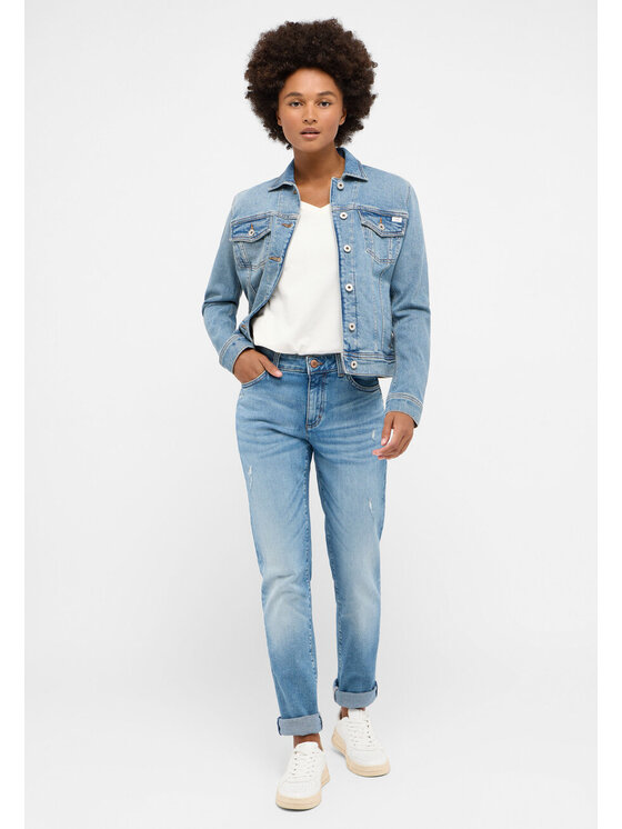 Mustang Mustang Kurtka damska Santa Rosa Denim Jacket Niebieski Regular Fit