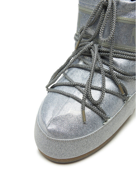 Moon Boot Moon Boot Μπότες Χιονιού Icon Low Glitter 80D1409440 Ασημί