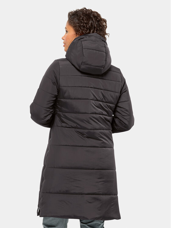 Jack Wolfskin Jack Wolfskin Зимно яке Eisbach Coat 1206981 Черен Regular Fit