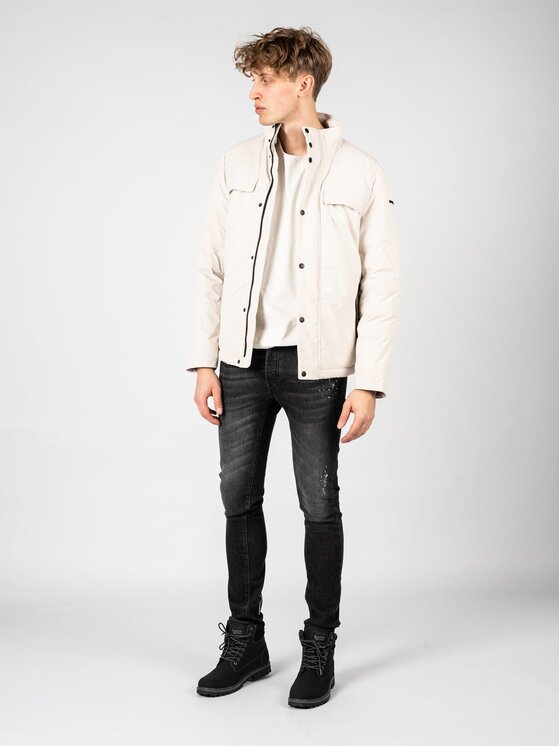Geox Geox Kurtka przejściowa M2628L T2953 Écru Regular Fit
