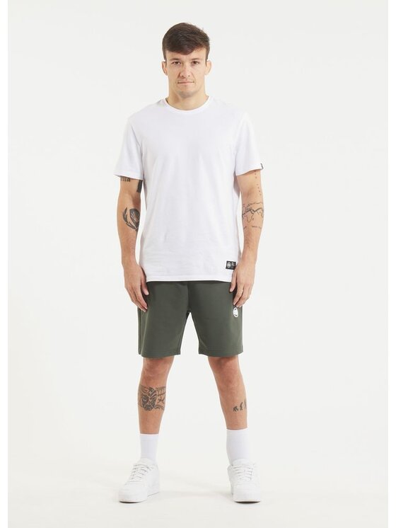 PITBULL PITBULL Szorty materiałowe AUTOMATIC Zielony Regular Fit