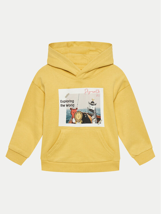 Zippy Zippy Felpa ZBBAP0202 23023 Giallo Regular Fit