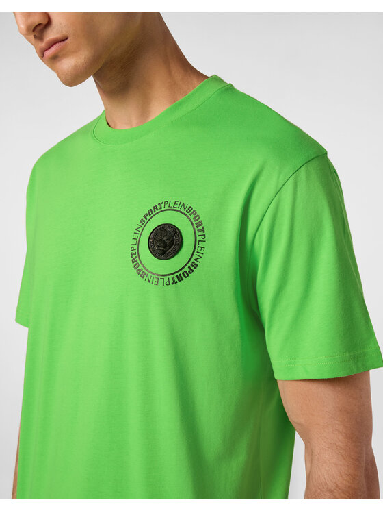 Plein Sport Plein Sport T-Shirt 14175 Zielony Regular Fit