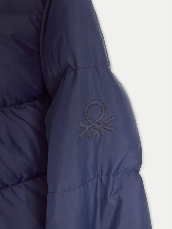 United Colors Of Benetton United Colors Of Benetton Kurtka zimowa 2WU0CN017 Granatowy Regular Fit