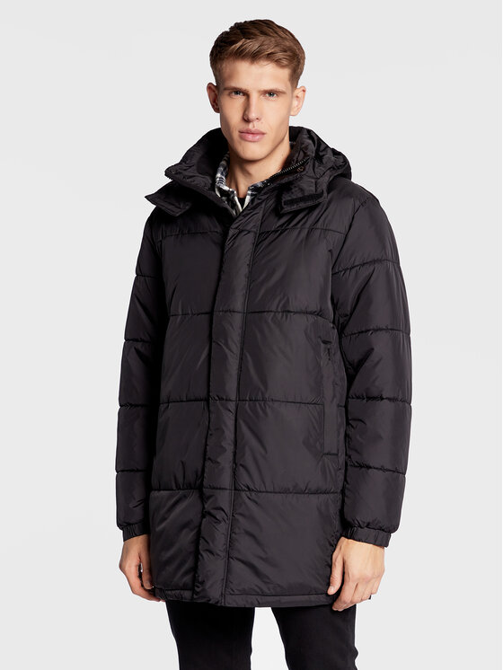 Solid Puhovka 21107217 Črna Regular Fit