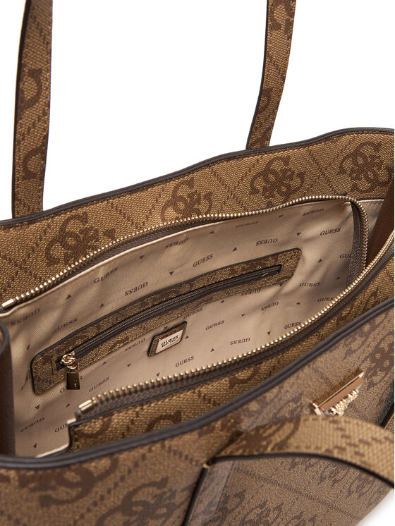 Guess Guess Дамска чанта Meridian II HWOS69 74230 Кафяв