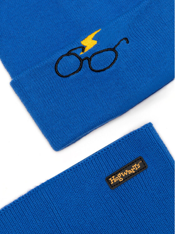 Harry Potter Harry Potter Komplet czapka i komin ACCCS-AW24-243WBHP Granatowy