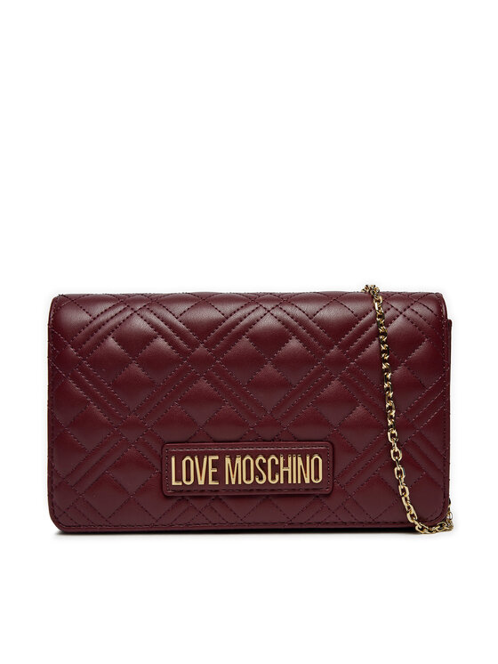 LOVE MOSCHINO bordo spalvos 
 rankinė