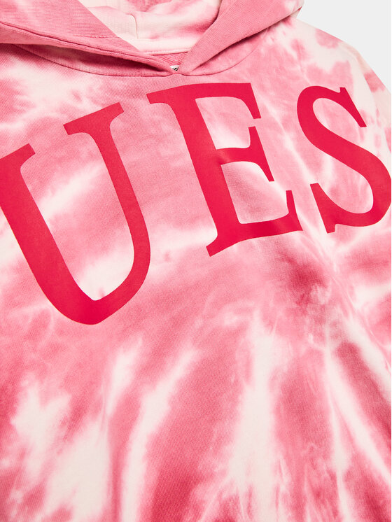 Guess Guess Bluza J3YQ01 KA6R3 Różowy Loose Fit