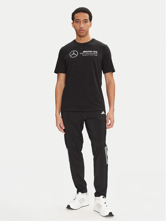 adidas adidas T-Shirt Mercedes - AMG Petronas Formula One Team DNA Graphic JV5434 Czarny Regular Fit