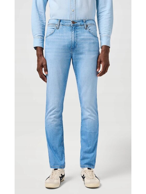 Wrangler Wrangler Jeansy Larston Niebieski Slim Fit