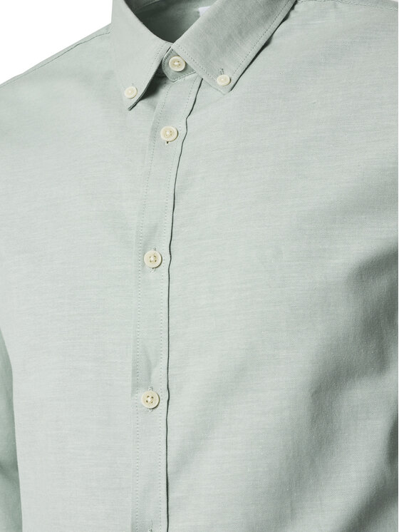 Lindbergh Lindbergh Košile 30-203174 Zelená Slim Fit