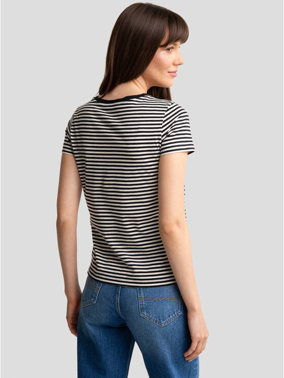 BIG STAR BIG STAR T-Shirt ZENAIDA_906_150 Czarny Basic Fit