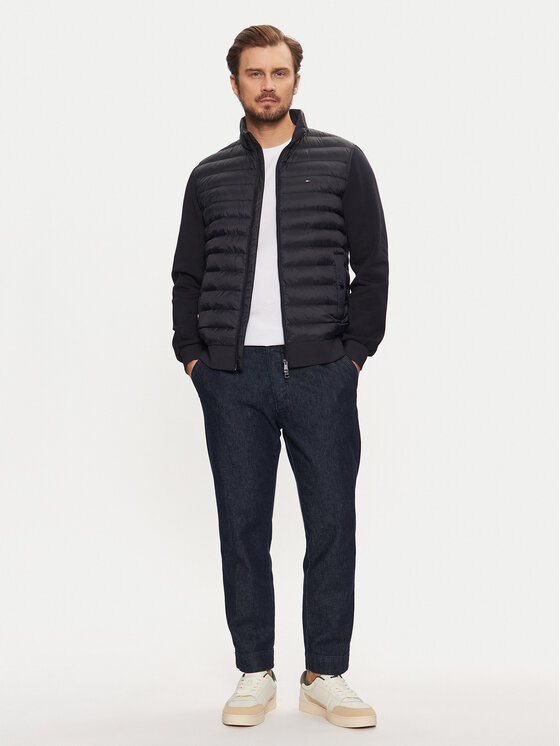 Tommy Hilfiger Tommy Hilfiger Kevad-sügis jope MW0MW37461 Tumesinine Regular Fit