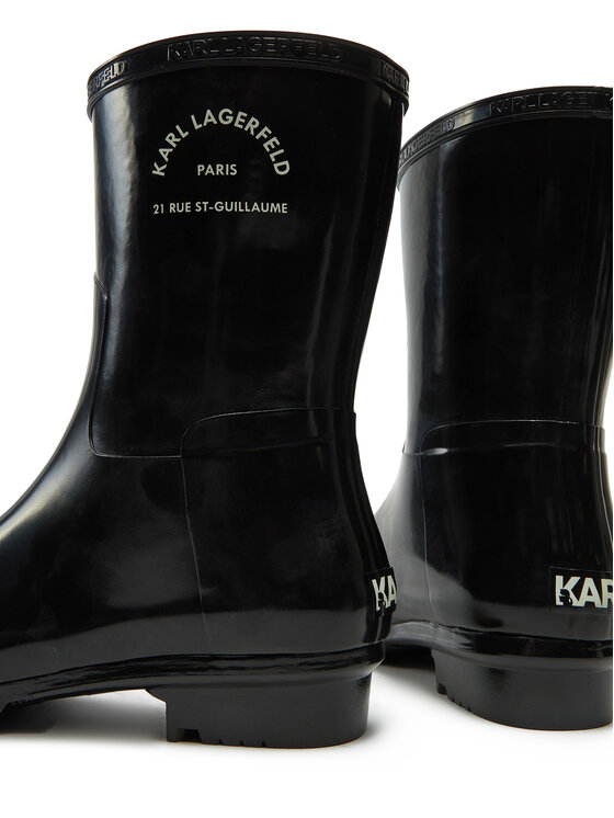 KARL LAGERFELD KARL LAGERFELD Guminiai batai KL47075S Juoda