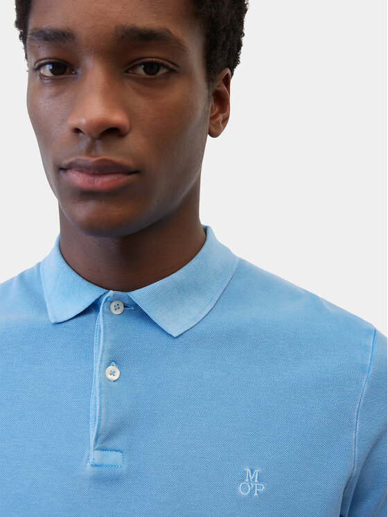 Marc O'Polo Marc O'Polo Polo M22 2496 53190 Niebieski Slim Fit