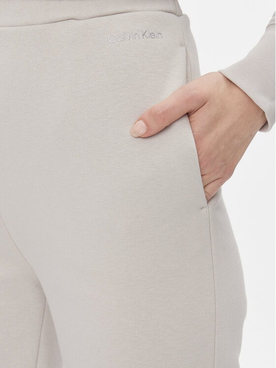 Calvin Klein Calvin Klein Donji dio trenerke Metallic Micro Logo Jogger K20K206965 Bež Regular Fit