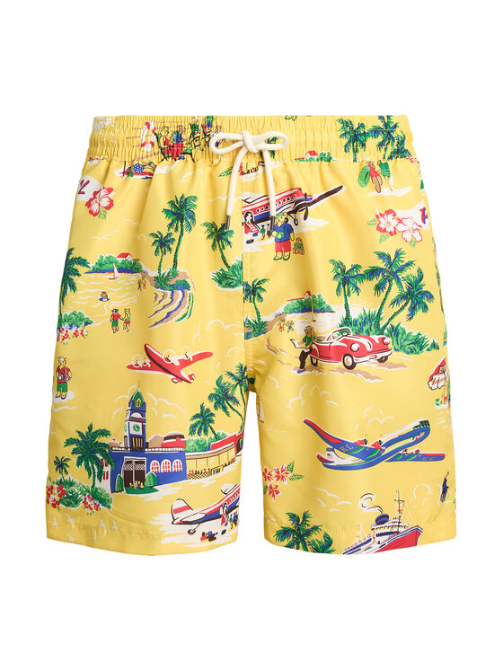 Polo Ralph Lauren Polo Ralph Lauren Pantaloni scurți pentru înot 710963324002 Galben Classic Fit