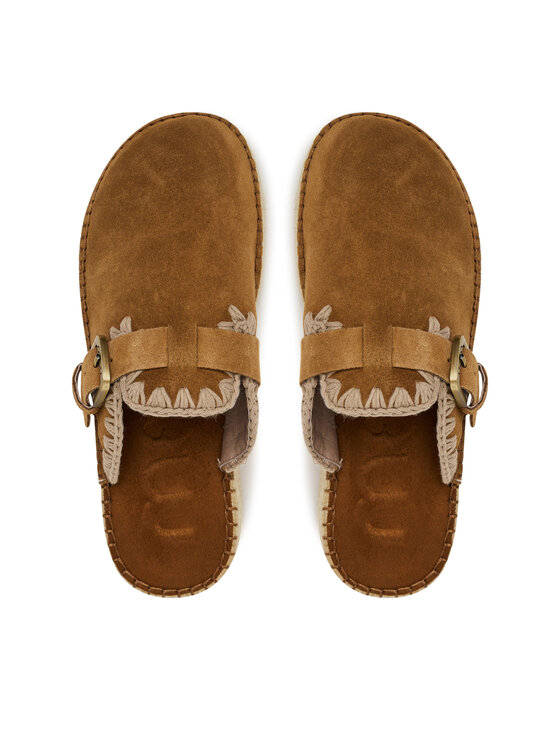 Mou Mou Espadrillid Jute clog plain MU.SW641000A Pruun