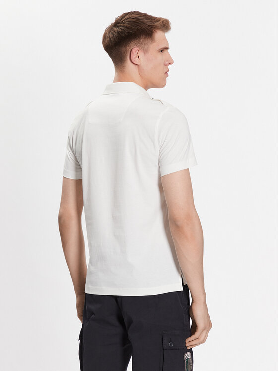 Aeronautica Militare Aeronautica Militare Polo marškinėliai 231PO1696J599 Balta Regular Fit