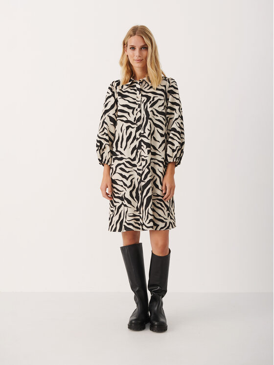 Part Two Part Two Hemdkleid Eleina 30306279 Bunt Relaxed Fit