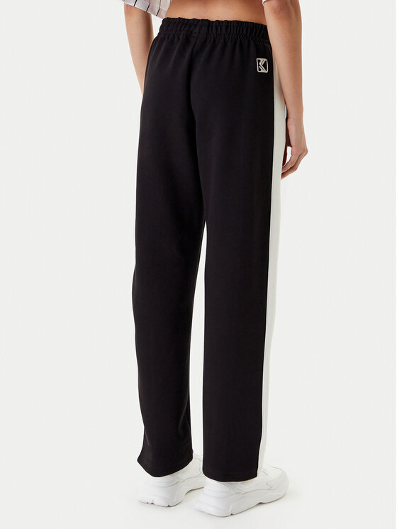 Karl Kani Karl Kani Spodnie dresowe PD00005427 Czarny Regular Fit