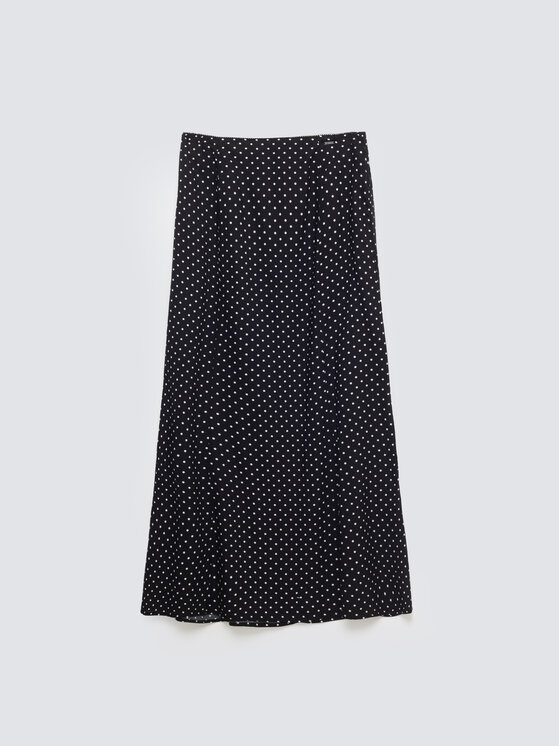 BIG STAR BIG STAR Spódnica midi CAROLLA Czarny Regular Fit
