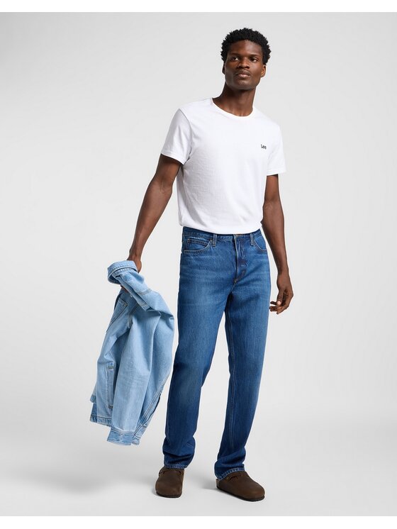 Lee Lee Jeansy WEST Niebieski Loose Fit