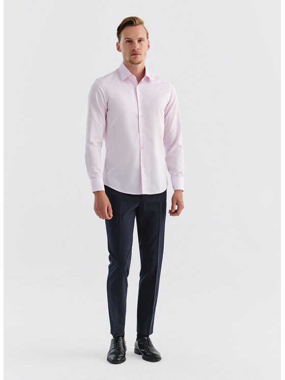 Pako Lorente Pako Lorente Koszula P000B-1X-509 Różowy Slim Fit
