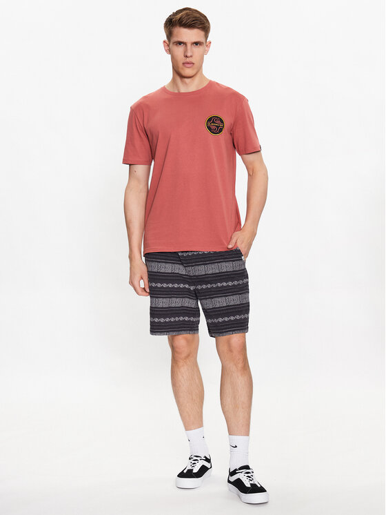 Quiksilver Quiksilver T-Shirt Core Bubble EQYZT07232 Orange Regular Fit