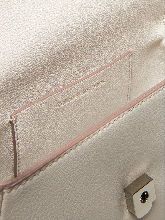 Calvin Klein Jeans Calvin Klein Jeans Torebka Minimal Monogram Shoulder Bag20 LV04K3134G Écru