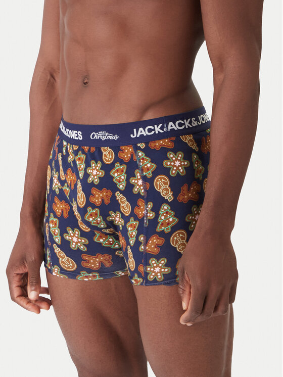 Jack & Jones Jack & Jones Set boxeri și șosete Gingerbread Giftbox 12285133 Colorat