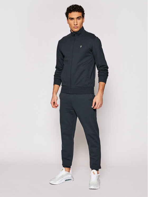 Felpa 8NPMB8 PJ05Z 1578 Blu scuro Regular Fit