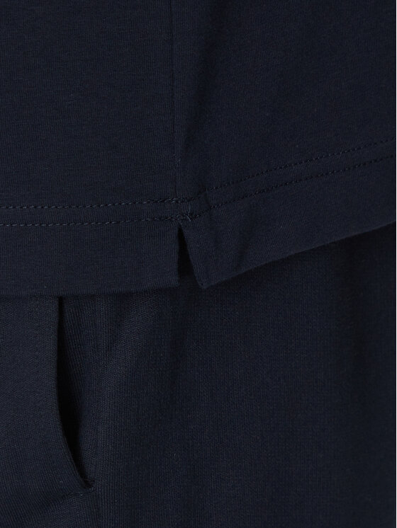 EA7 Emporio Armani EA7 Emporio Armani Polo 8NPF14 PJVQZ 0562 Granatowy Regular Fit