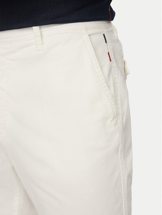 Aeronautica Militare Aeronautica Militare Spodnie materiałowe 261PA1711UCT04292 Biały Regular Fit